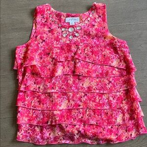 Sleeveless Multicolor Top